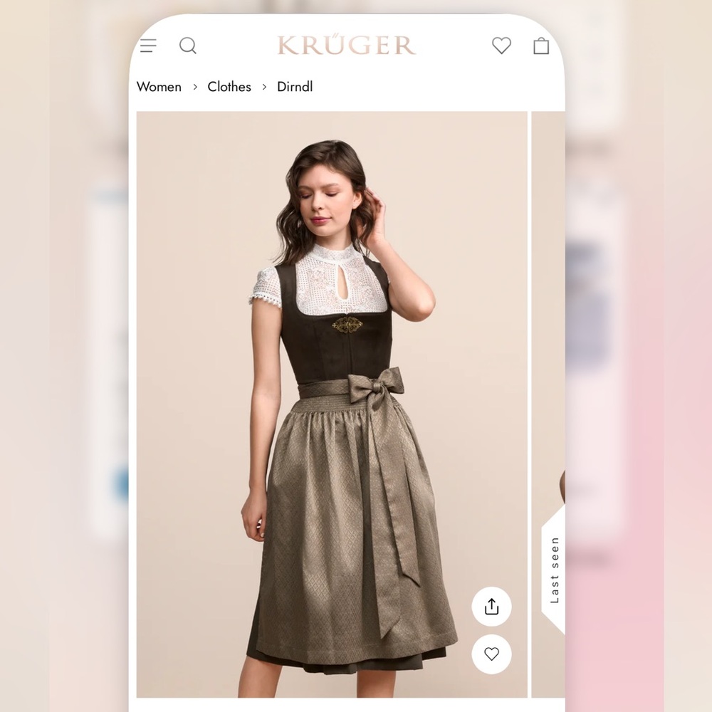 Authentic Kruger Dirndl Dress